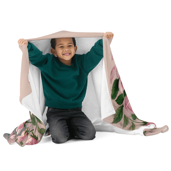 Pink Rose Fairy Snuggly Soft Throw Blanket product image (2)