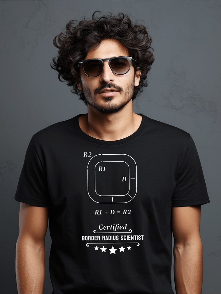 certified border radius scientist t-shirt product image (2)