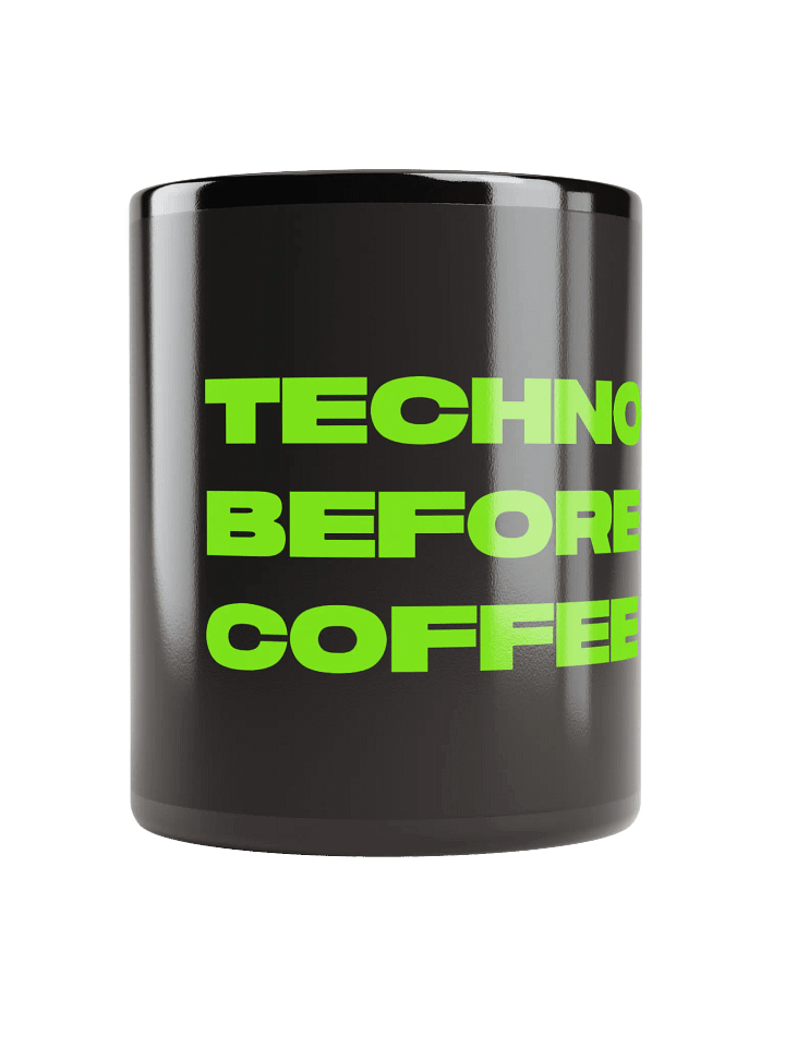 Techno Before Coffee Mug product image (1)