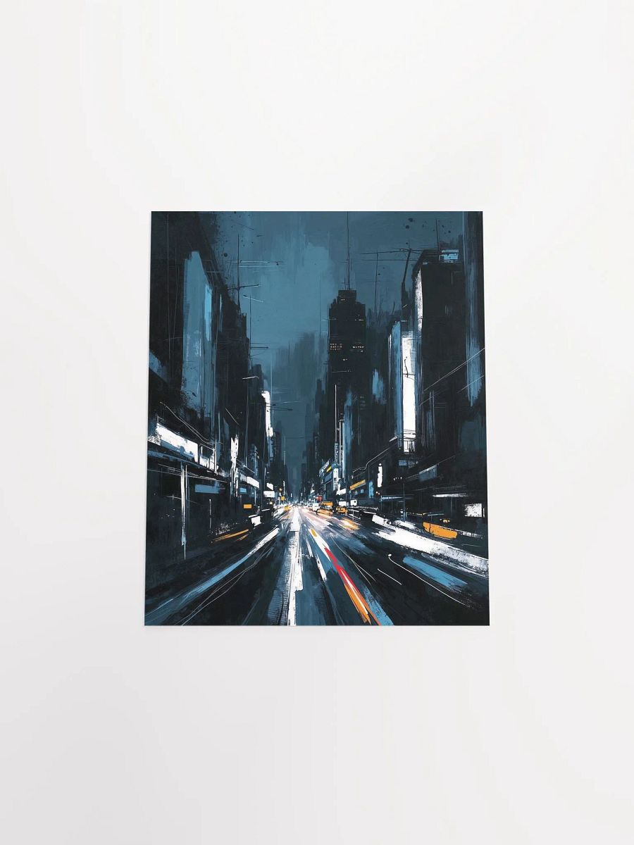 Abstract Cityscape Matte Poster product image (28)