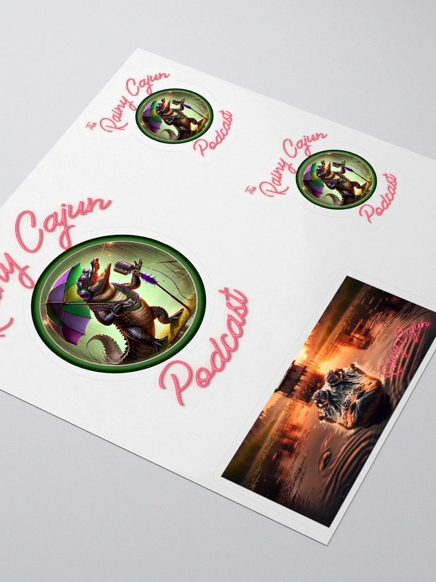 Rainy Cajun Stickers product image (3)