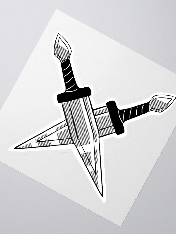 Skai Black & White Symbol Sticker product image (2)