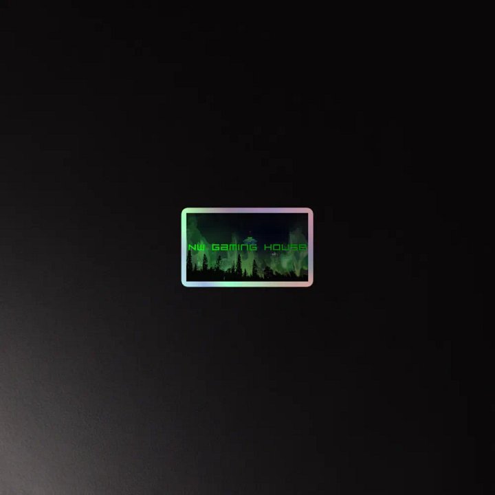 Nightfall in NW Gaming House Holographic Stickers product image (4)