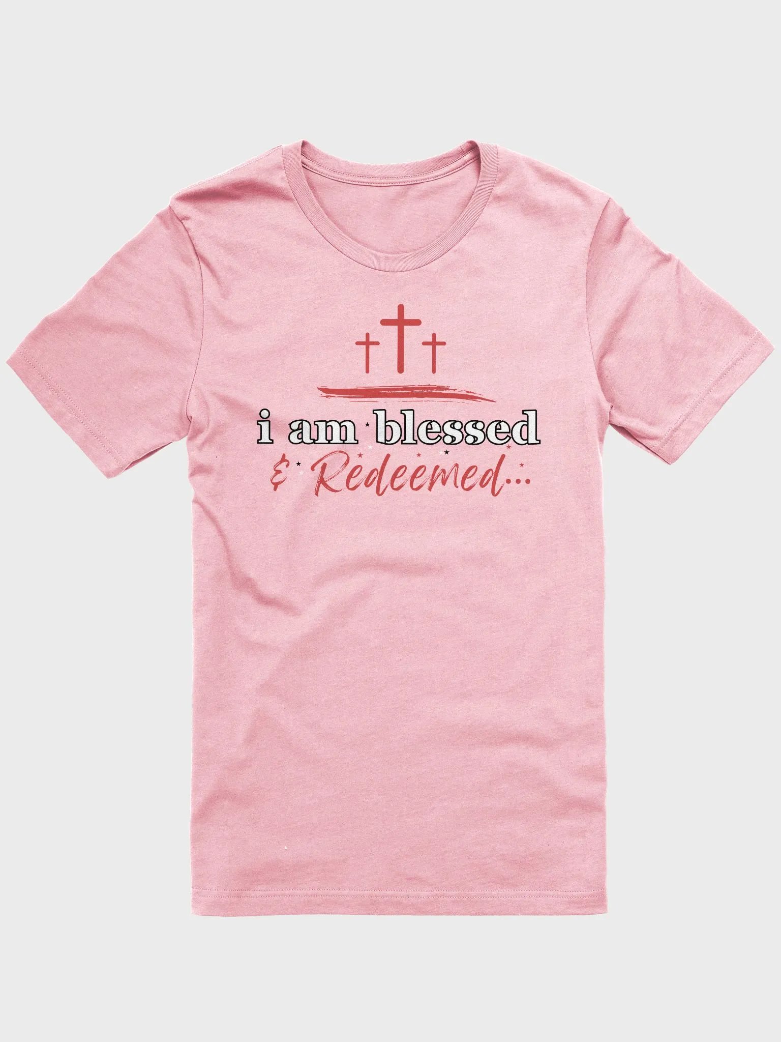 I am Blessed and Redeemed Christian Faith Bella Canvas T-shirt product image (3)