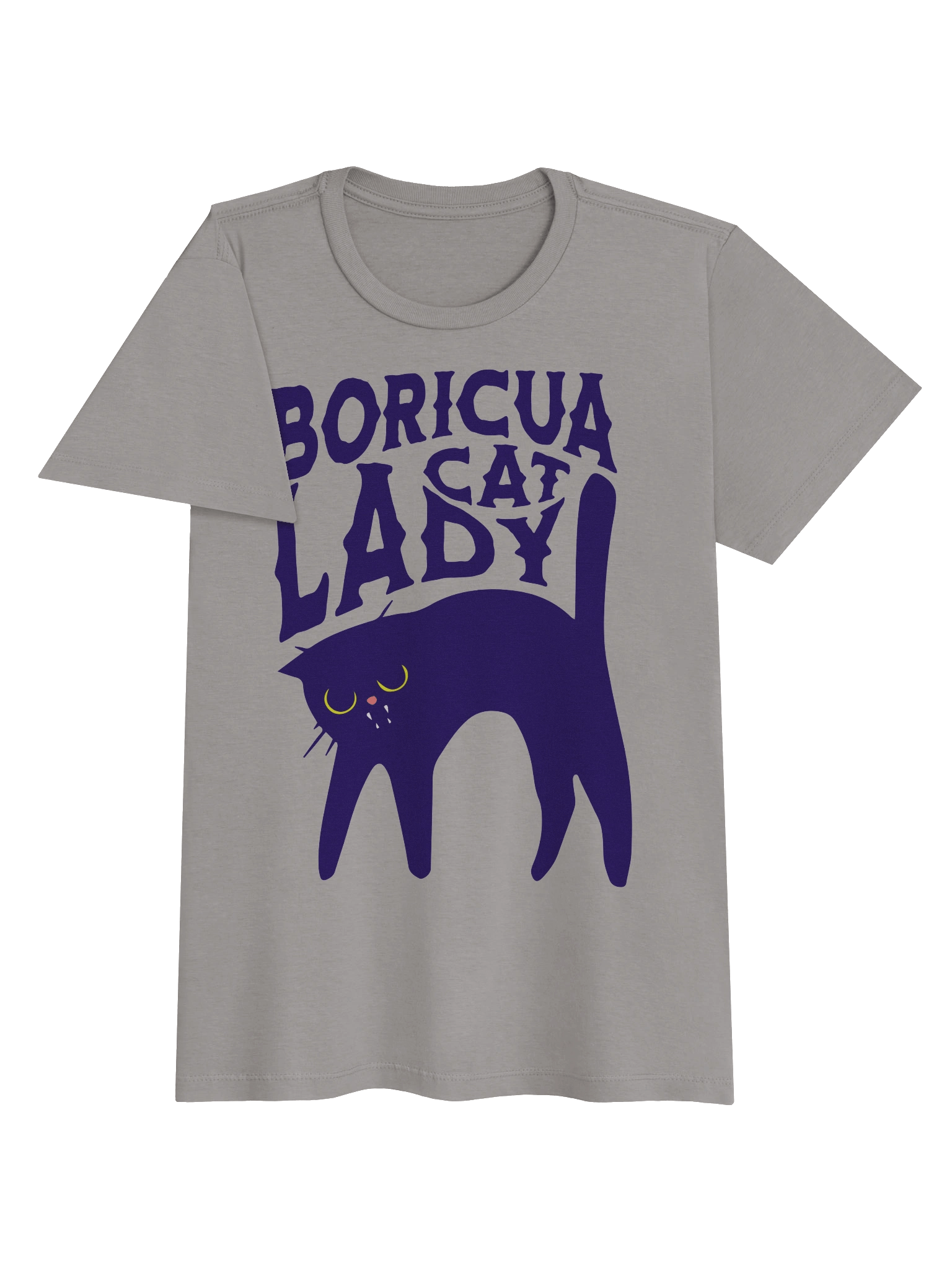 Boricua Cat Lady T-Shirt Mujer product image (2)