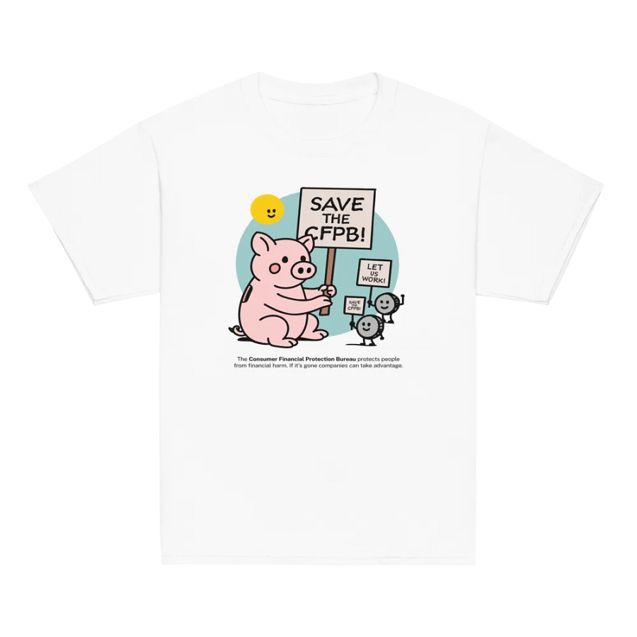 CFPB Piggy Bank Picket Kids T-Shirt product image (2)