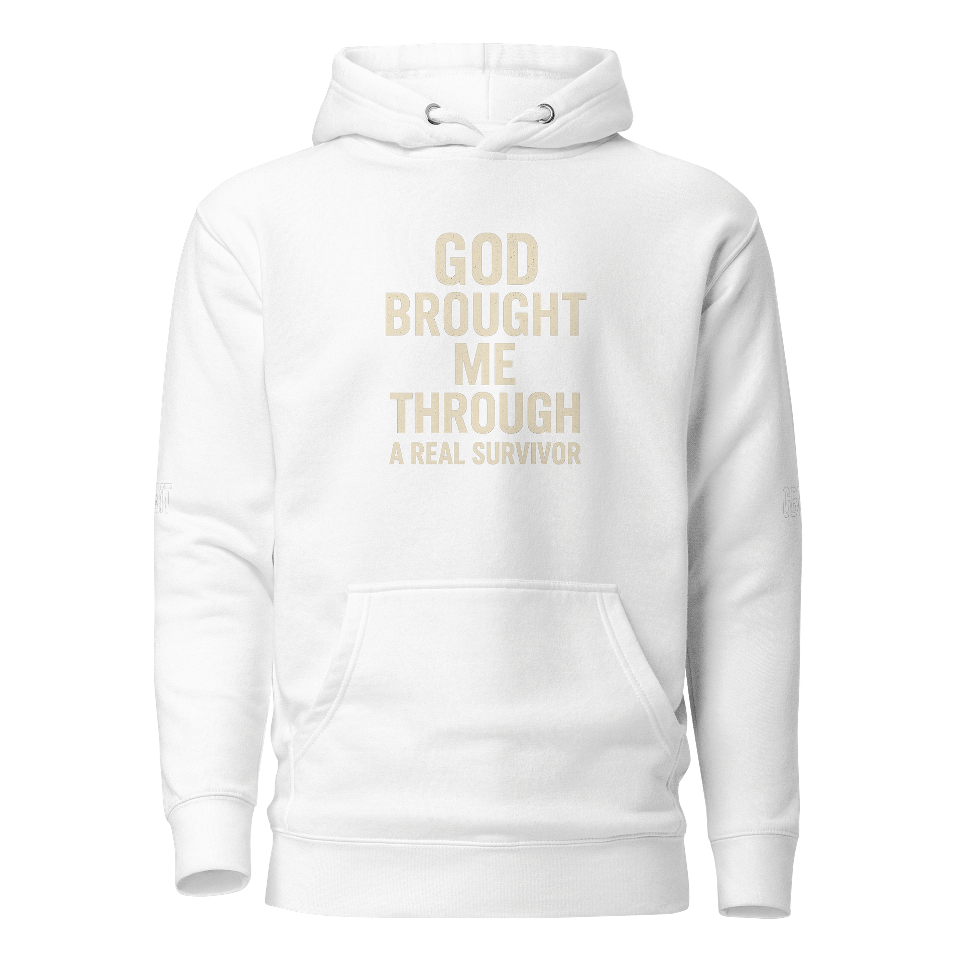 God Brought Me Through - A Real Survivor Hoodie product image (1)
