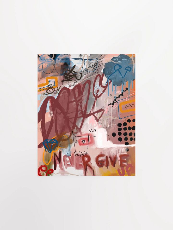 'Never Give Up' Poster product image (1)