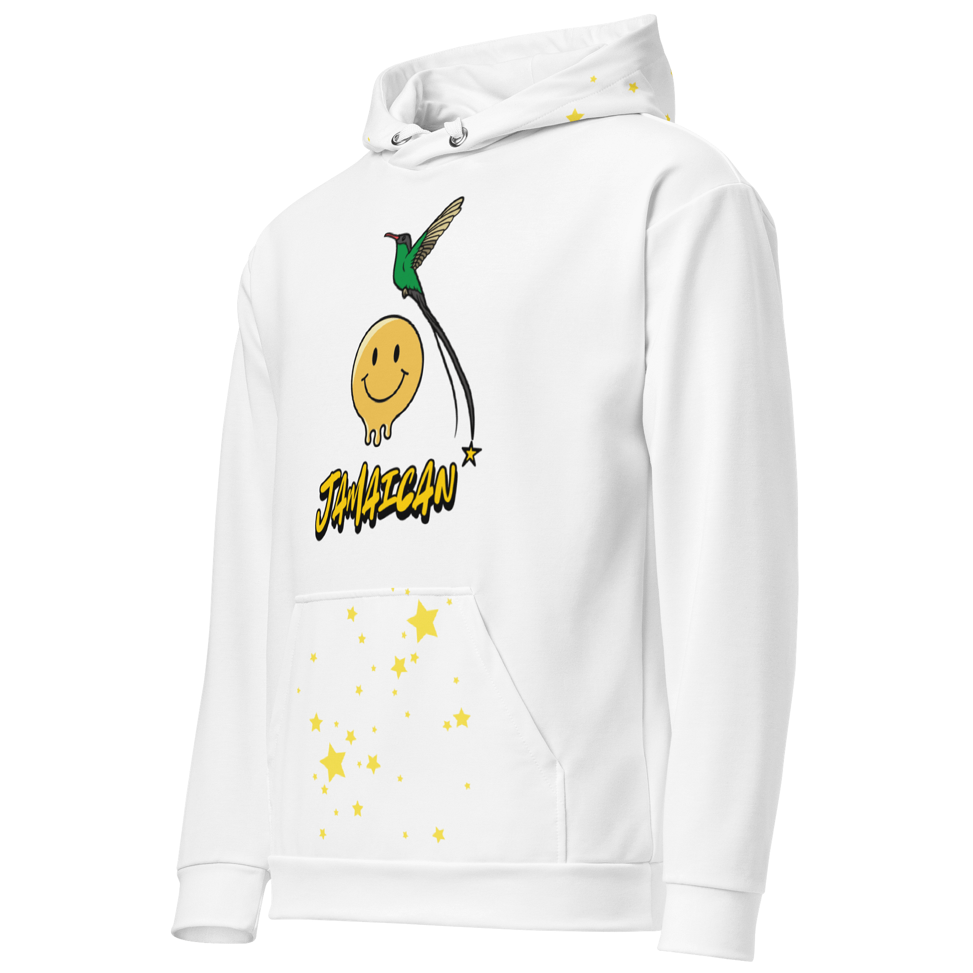 RAW BORN Jamaican Hummingbird All-Over Hoodie product image (2)