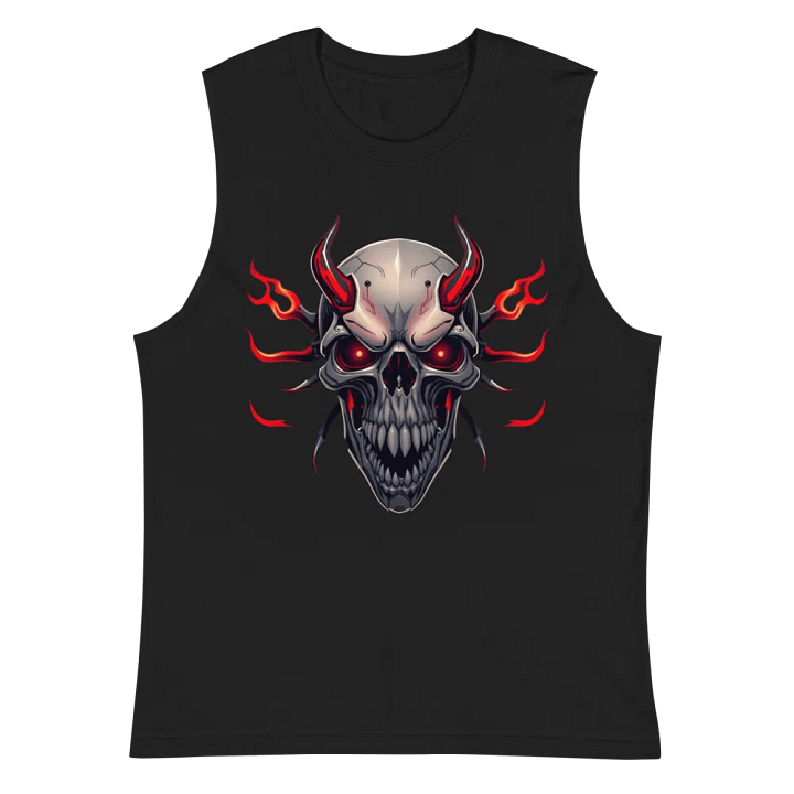 Menacing Skull Muscle Tank Bella+Canvas (Men's) product image (2)