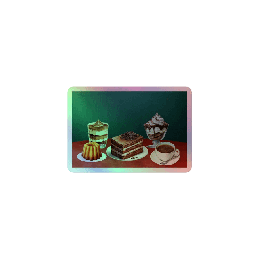Dessert Delights Holographic Sticker Pack product image (1)