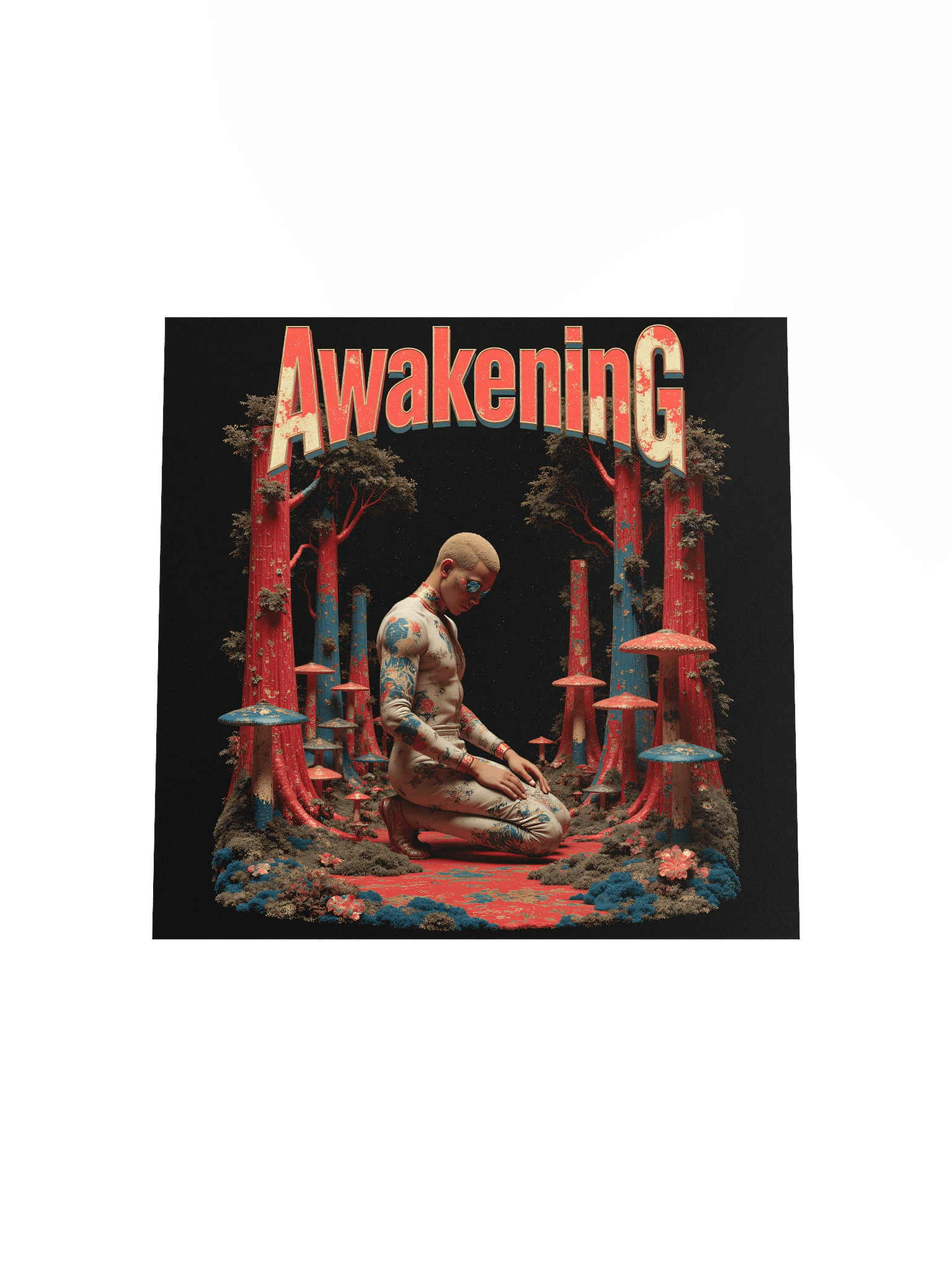 Spiritual Awakening Mystical Mushroom Grove Paper Poster product image (13)
