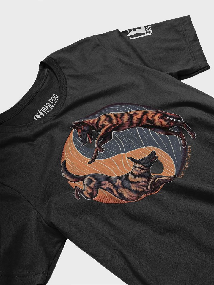 Dutch Shepherd Yin Yang - Premium Adult Unisex T-shirt product image (2)