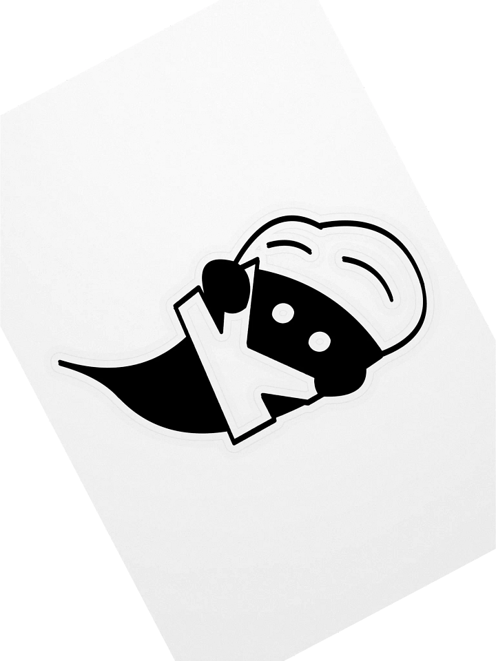 KB "Black Ghost" Sticker product image (1)
