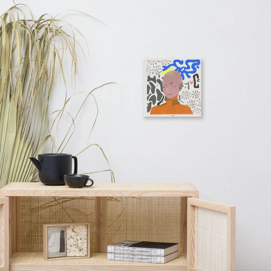 Elven Peace Square Canvas Print product image (8)