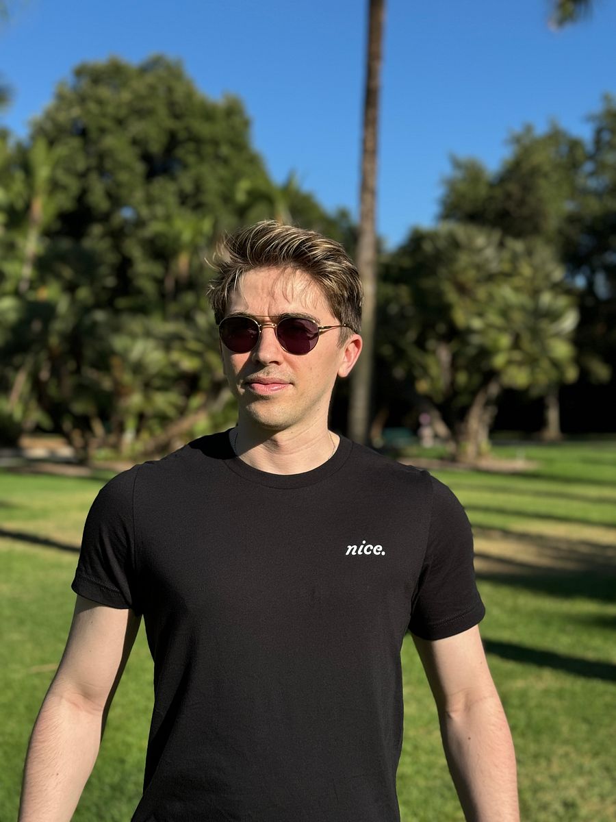 Nice. Classic Black Tee product image (4)