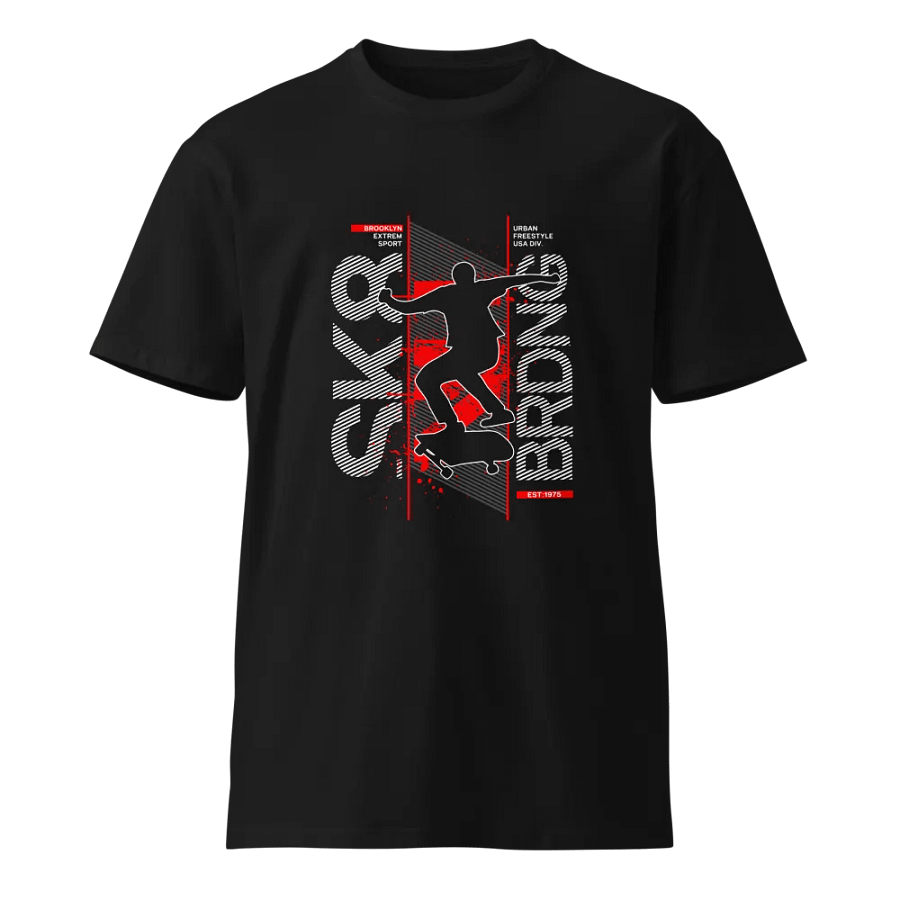 Brooklyn Skateboarder Graphic T-Shirt product image (2)