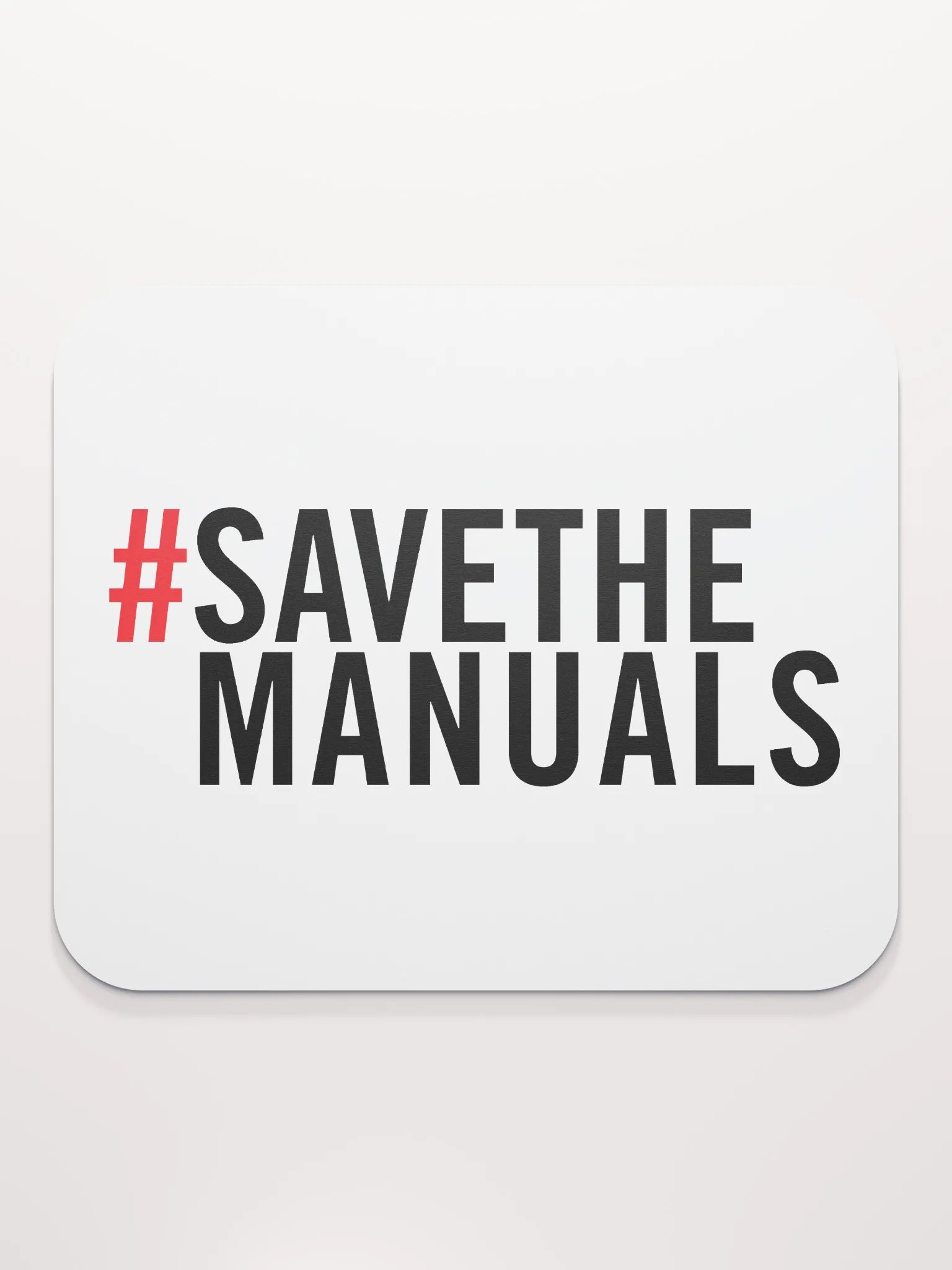 #SAVETHEMANUALS MOUSE PAD product image (2)