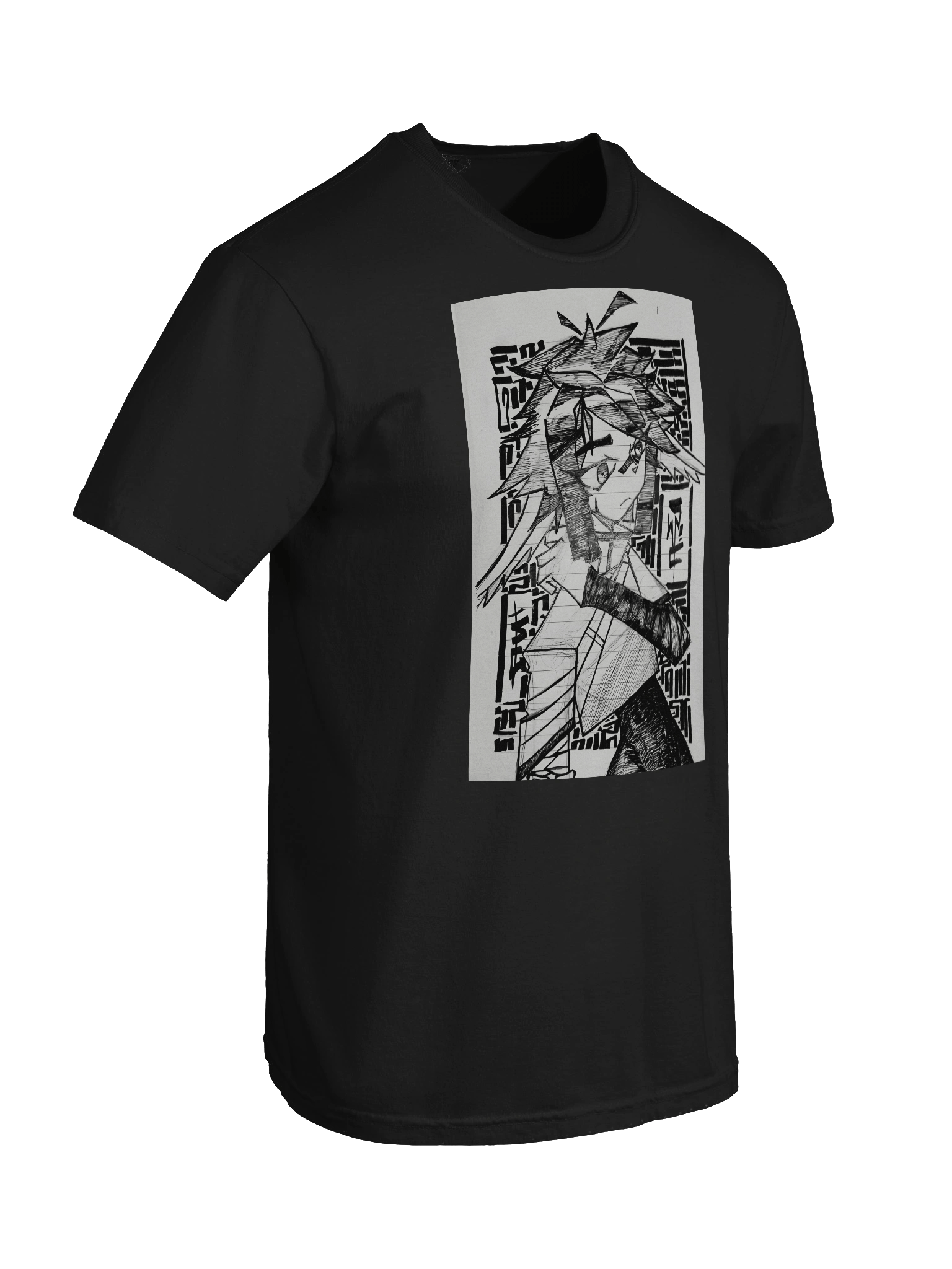 Dynamic Anime Girl Graphic Tee product image (15)