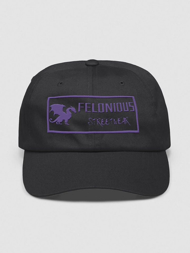 FELONIOUS STREETWEAR Dragon Blue Logo Dad Hat product image (3)