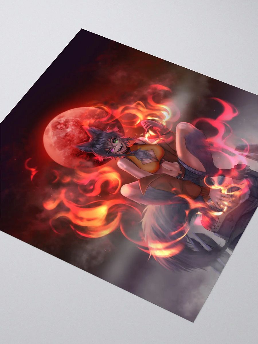 WolfcatRisi Big Bad Wolfcat Sticker product image (8)