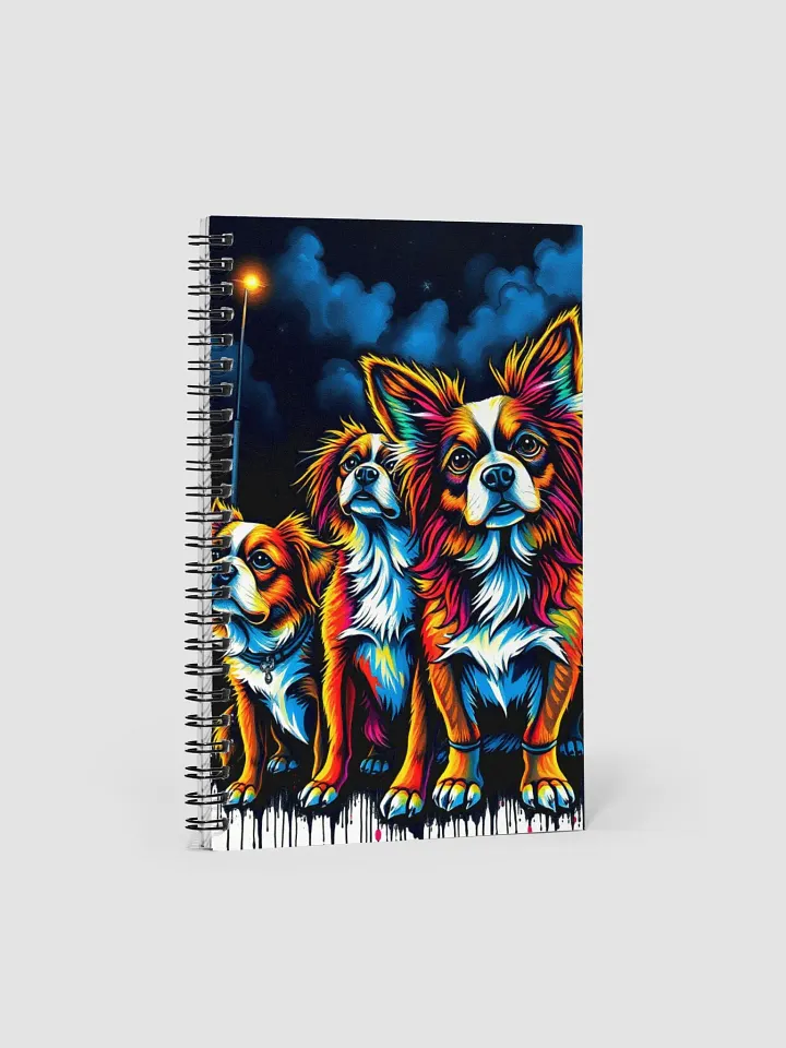 Vibrant Dogs Spiral Notebook product image (1)