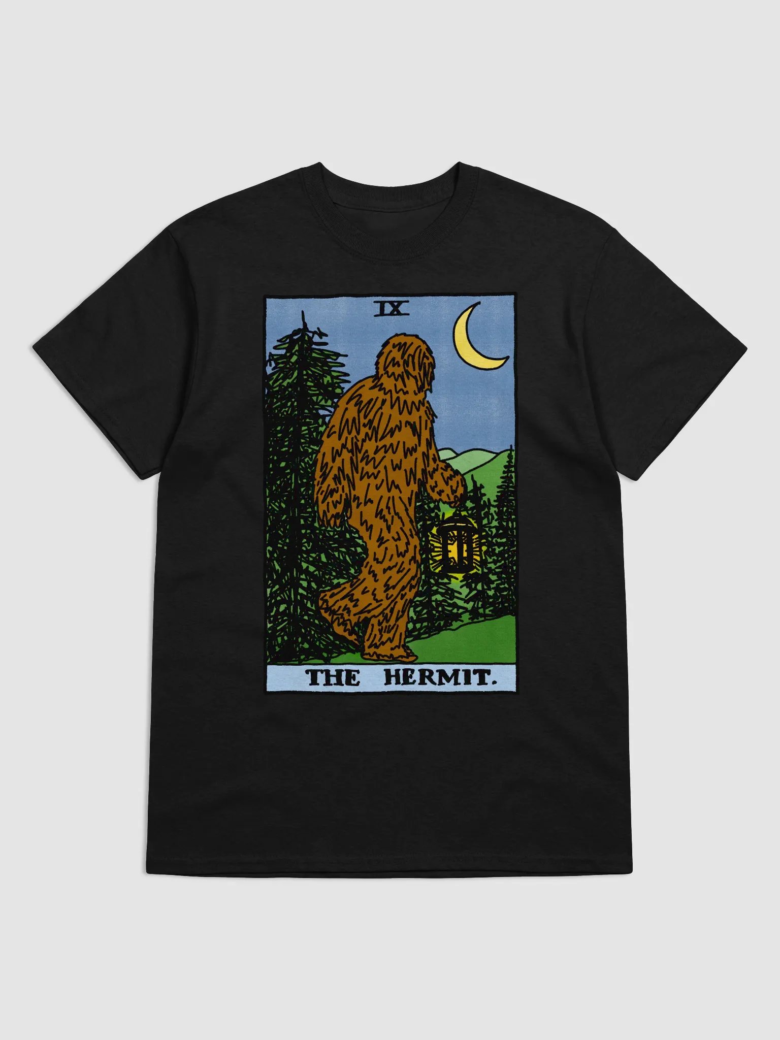 Bigfoot Hermit Tarot Card Shirt product image (4)