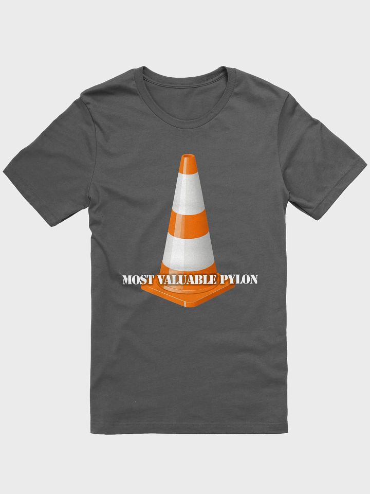 Funny Hockey T-Shirt – Most Valuable Pylon – Beer League Hockey Shirt for Men – Gift for Slow Hockey Players & Bench Warmers product image (2)