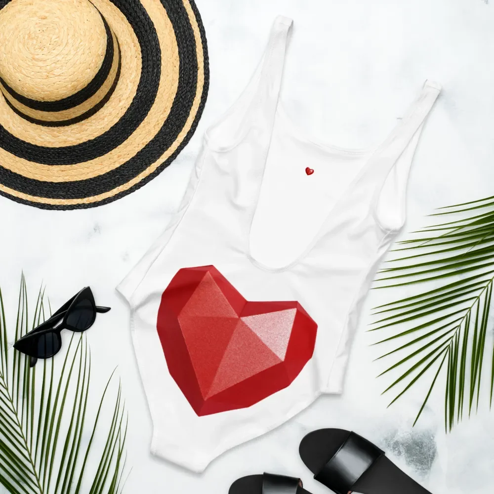 Crystal Heart All-Over Swimsuit product image (6)