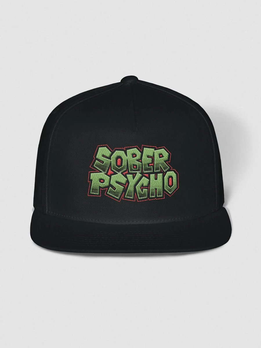Sober Psycho Flat Snapback - Green under brim product image (1)