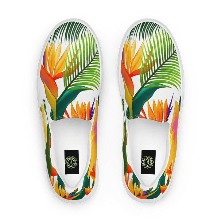 Tropical Blooms Slip-On Canvas Shoes product image (2)