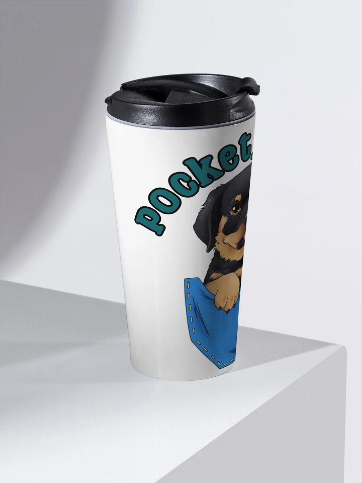 Pocket Rottie Stainless Steel Travel Mug product image (2)