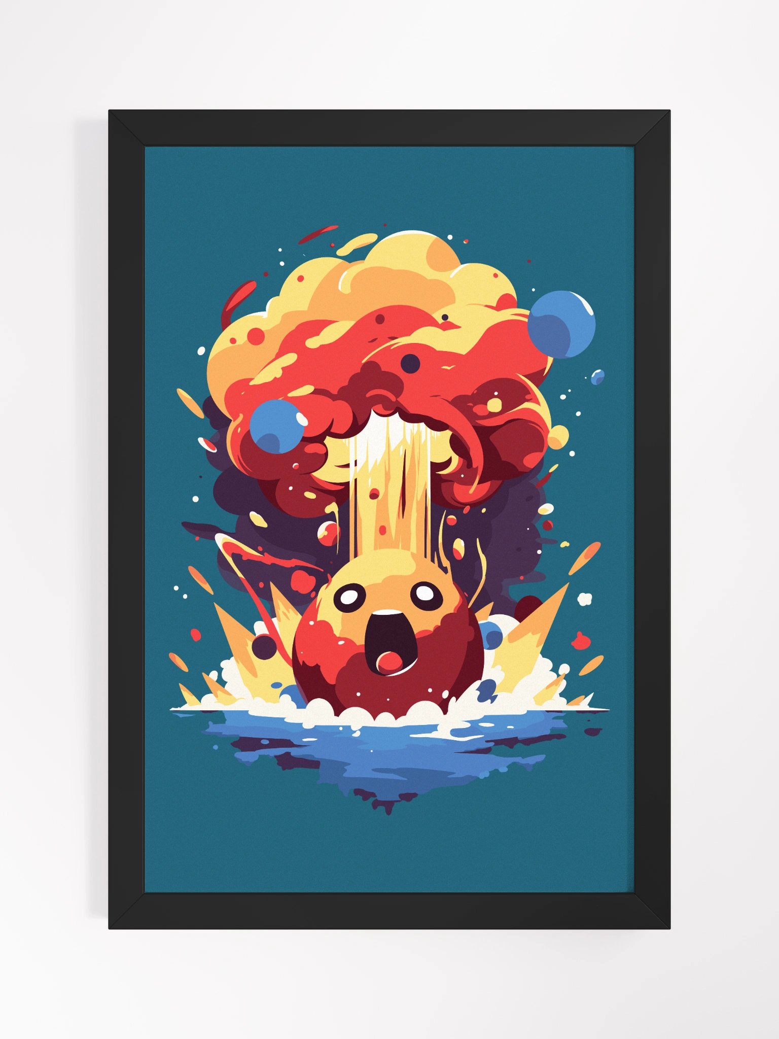 "Nukey" – 12″ x 18″ Framed Poster product image (1)