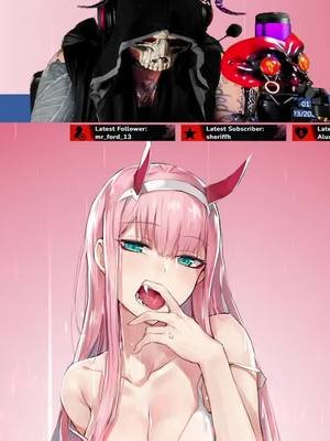 Wife and her ice cubes I swear! #Chilling #Anime #ZeroTwo #IceCube #MeanWife #Masked #Drinking #NightStreamer #criothchaotic #Twitch