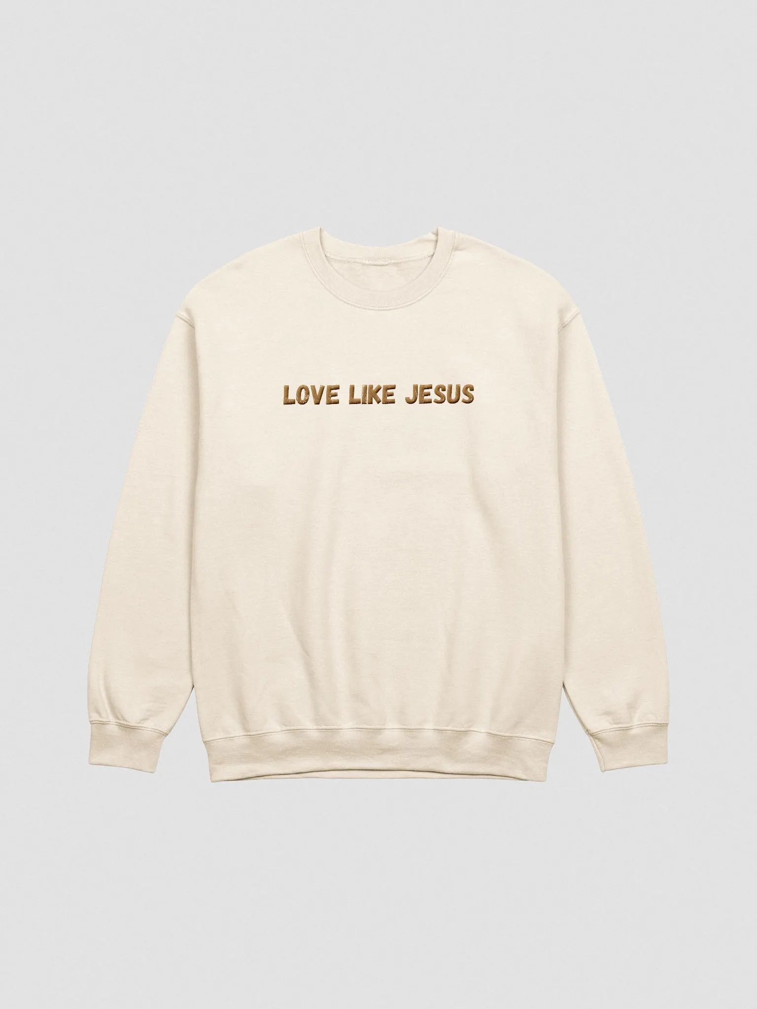 Love Like Jesus Embroidered Crewneck Sweatshirt product image (2)