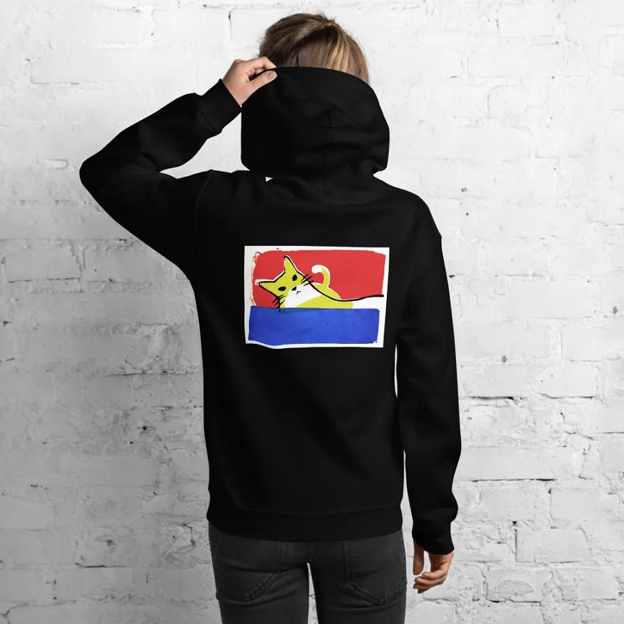 Hamlet Screen Print Embroidered Hoodie w/ Print on back (Traditional) product image (7)