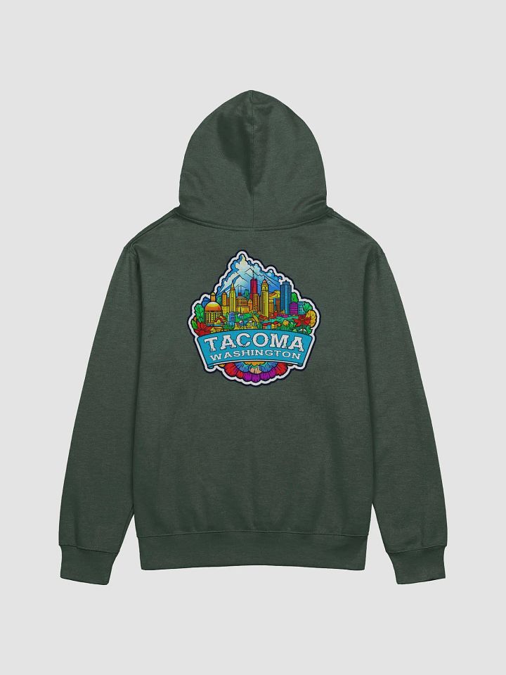 Tacoma Washington - PNW Vibes Cityscape Hoodie product image (4)