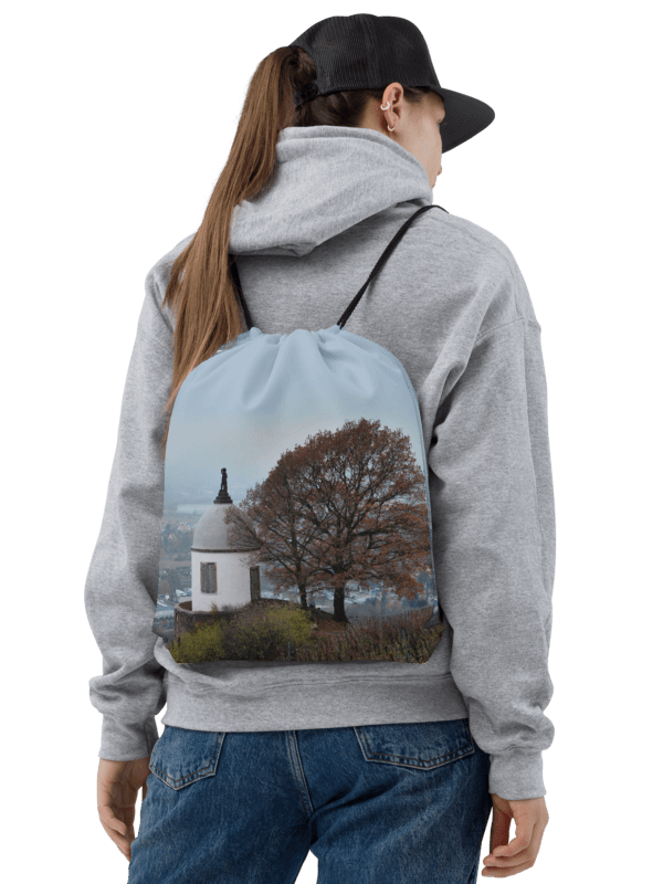 Rucksackbeutel mit Kordelzug - Türmchen auf dem Hügel product image (2)