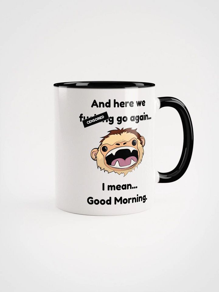 CENSORED (Black Bar) Here we f-king go again... Color Options Mug product image (9)