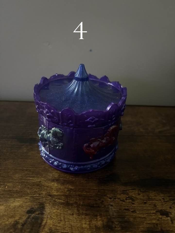 🎠 Handmade Resin Carousel Trinket Jars – One of a Kind product image (4)