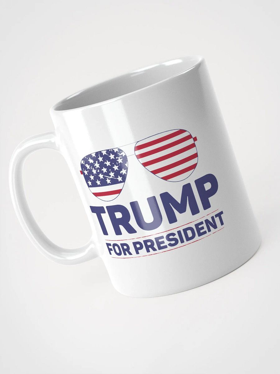 Trump For President Sunglasses Supporter Mug product image (3)