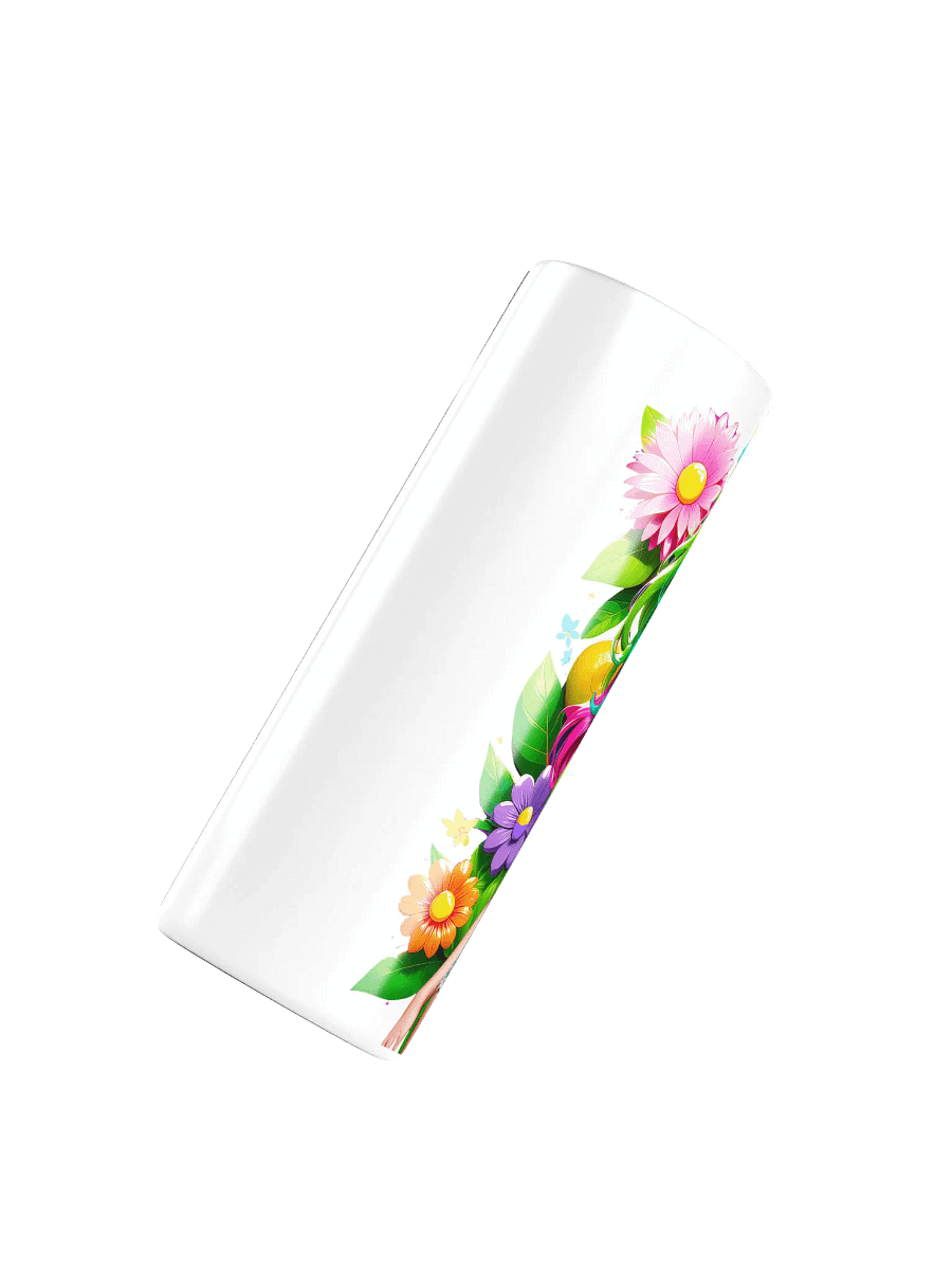 Brat 20 oz Skinny Stainless Steel Tumbler - White - Brat Life v4 product image (4)