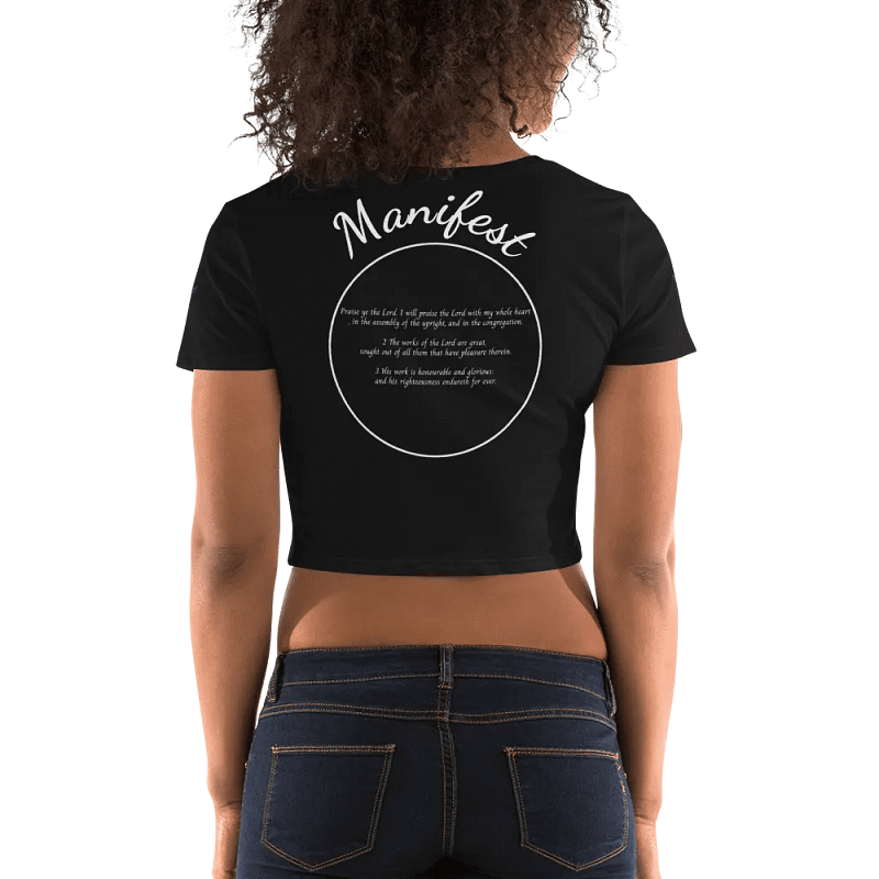Manifest 111 Women's Crop Tee