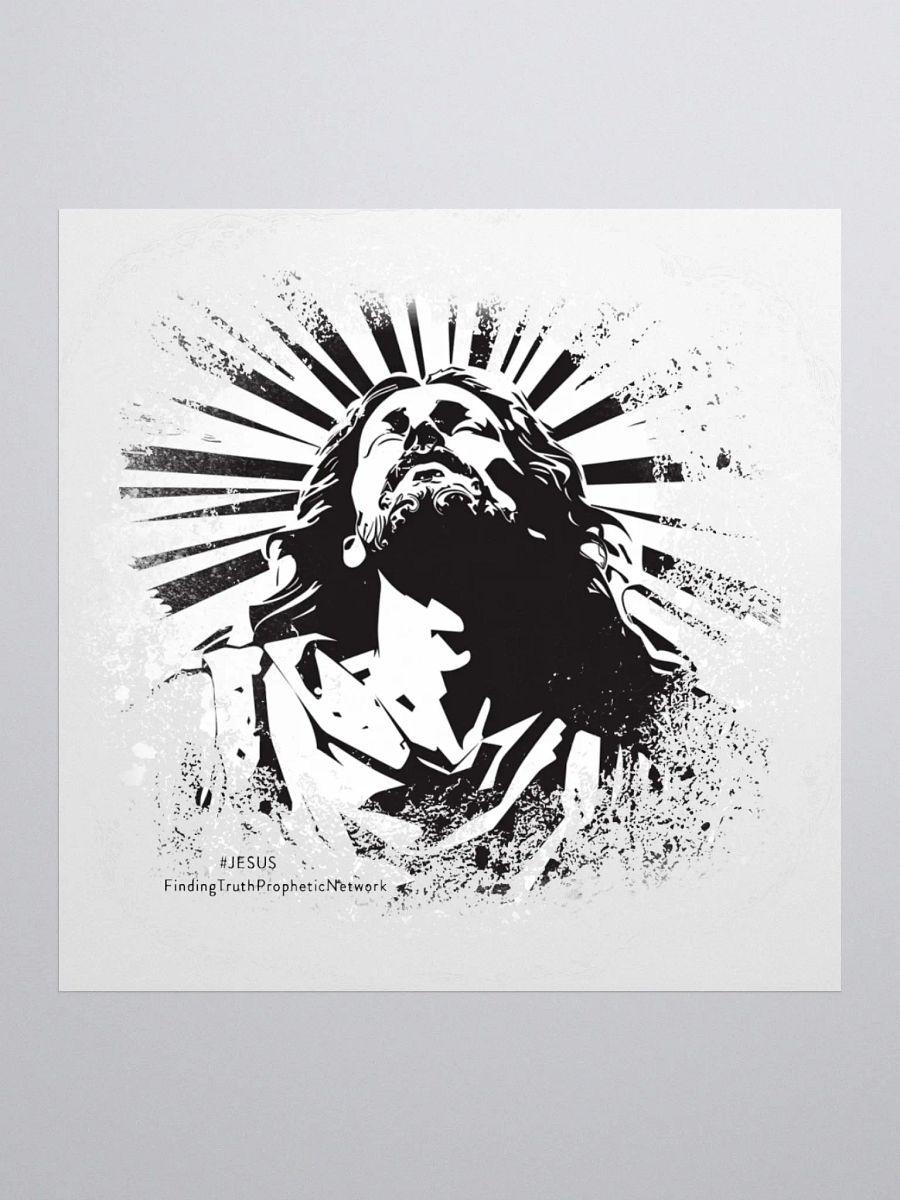 Radiant Jesus - Kiss Cut Stickers product image (1)