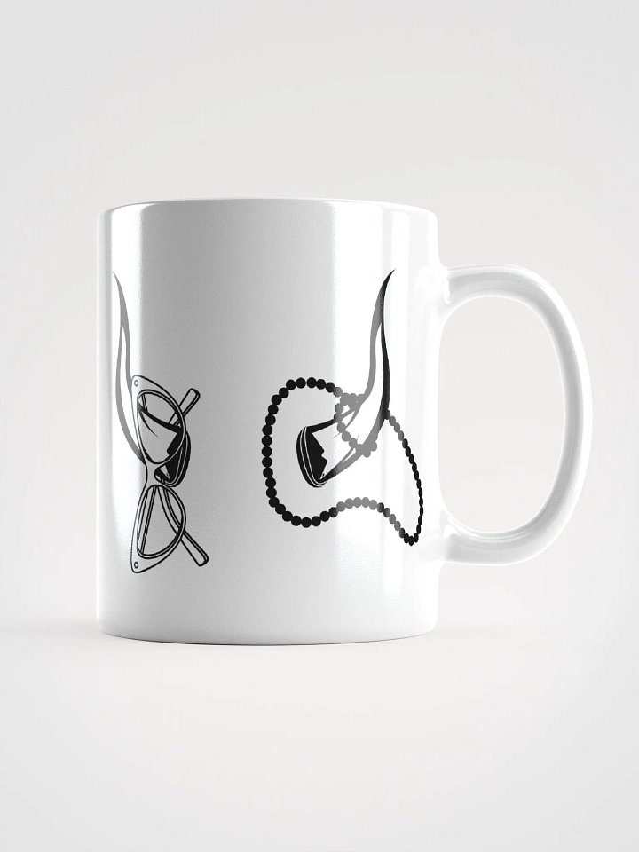 Horns, Glasses & Pearls Mug product image (1)