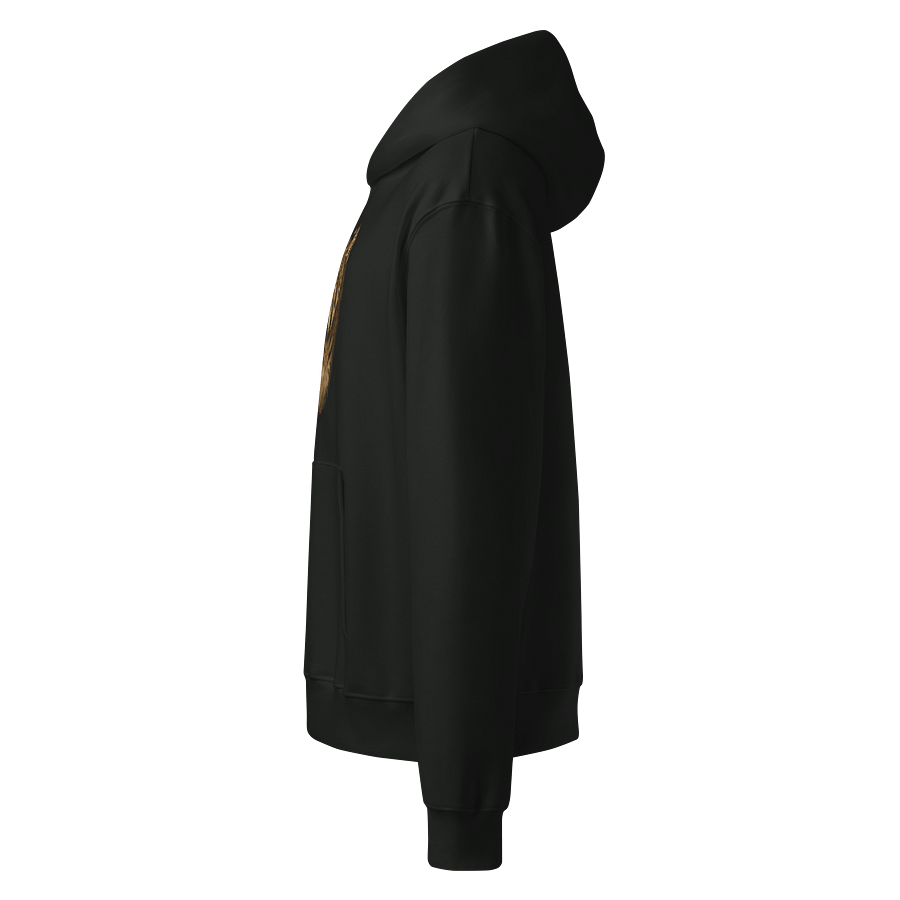 Fierce Lynx Oversized Fleece Hoodie – Bold Wildlife Streetwear product image (3)