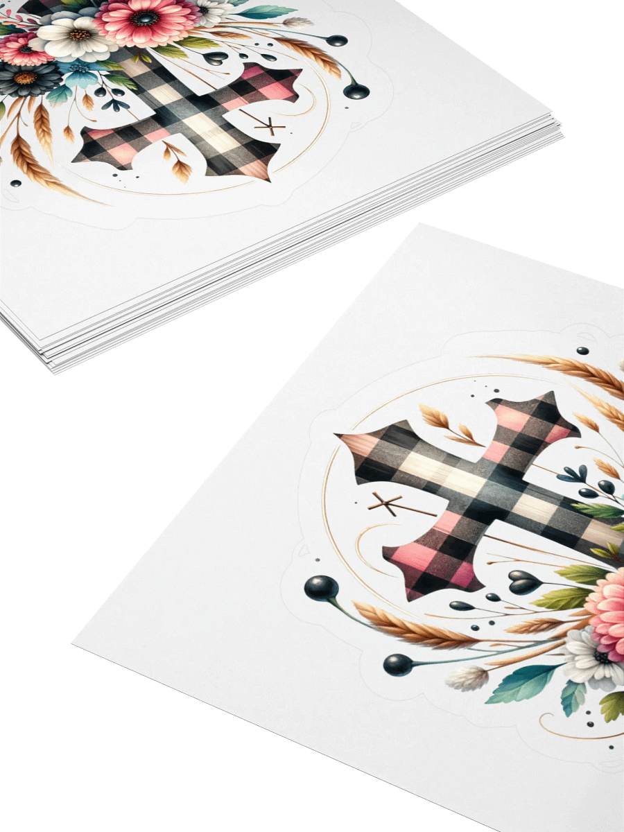 Floral Charm Kiss Cut Stickers. product image (4)