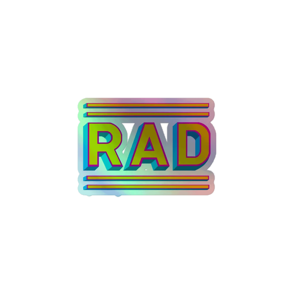 RAD Holo Sticker product image (1)