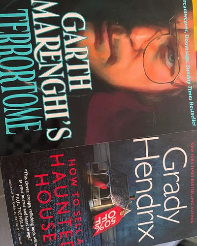 Two new books to start, for those unfamiliar with Grady Hendrix, I recommend highly!