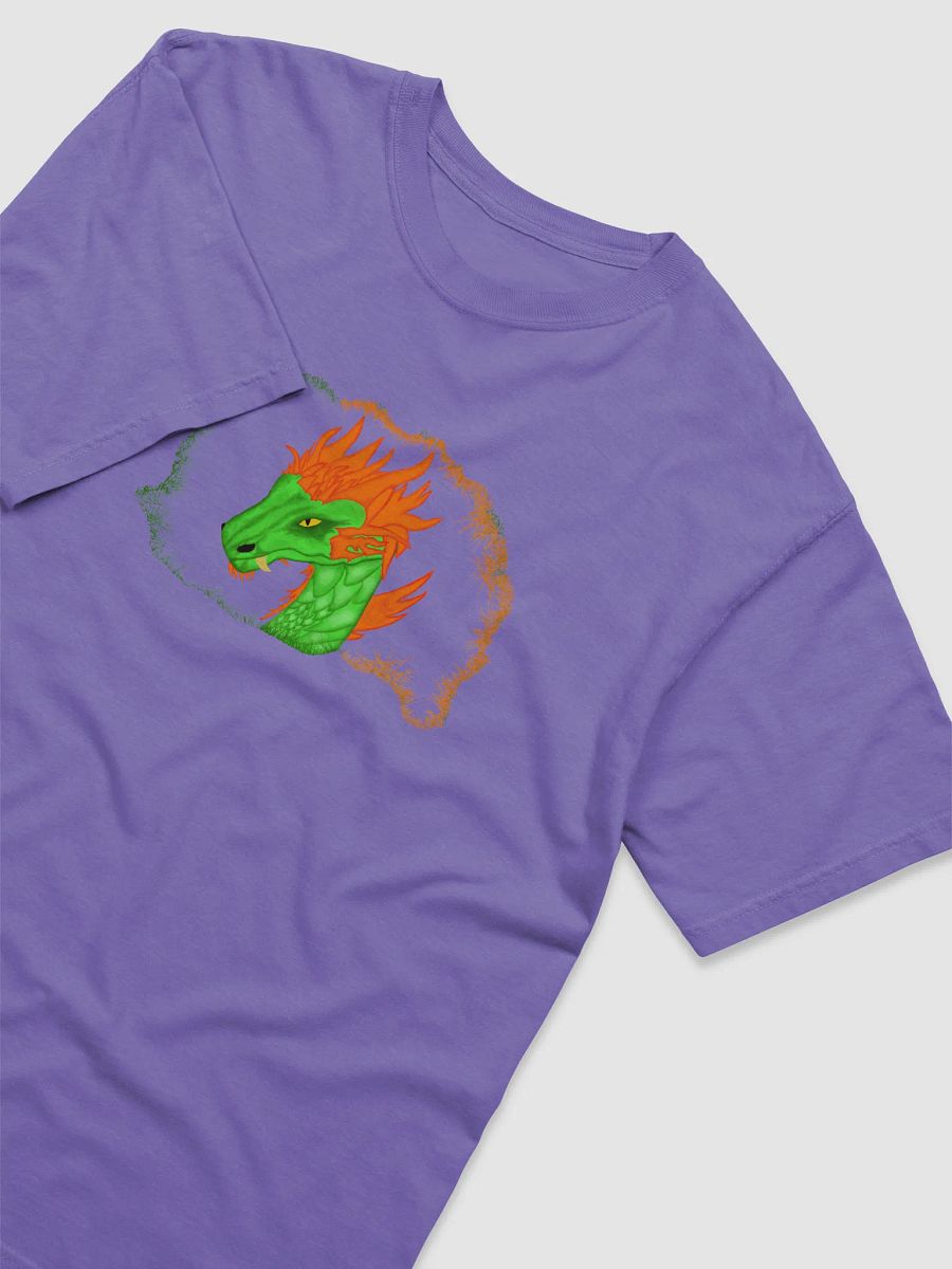 Fiery Dragon Graphic Cotton T-Shirt product image (3)